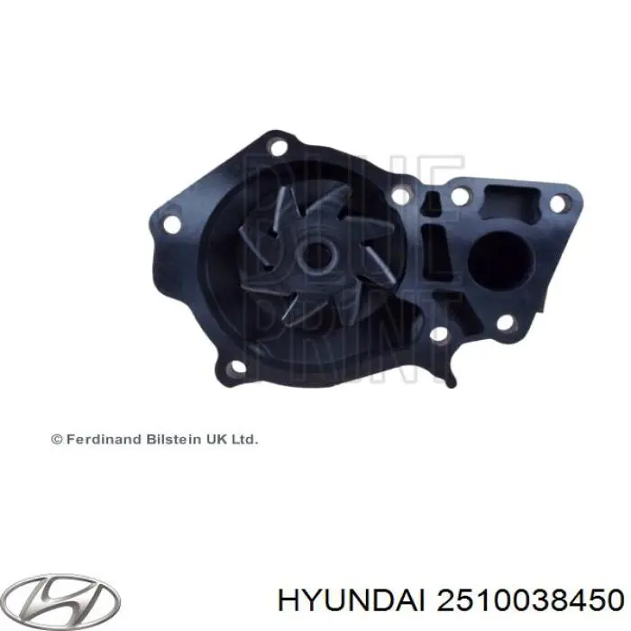 Do koszyka 2510038450 Hyundai/Kia Pompa chłodząca wodna