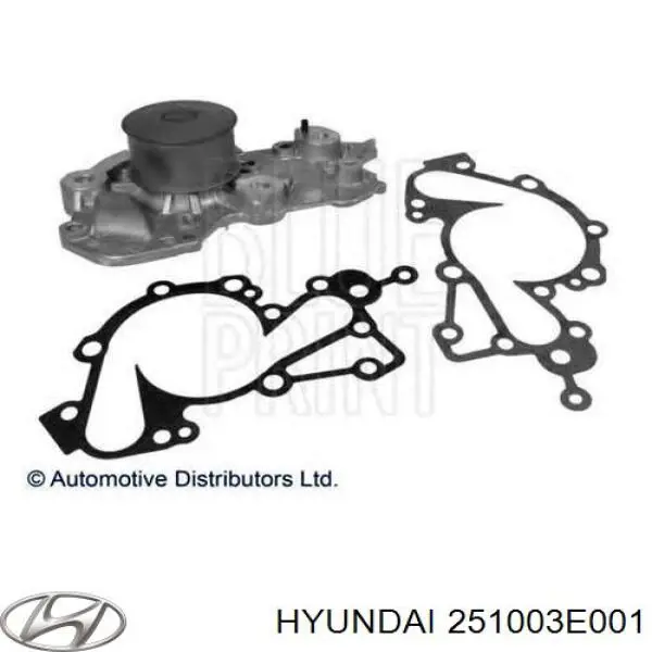 Do koszyka 251003E001 Hyundai/Kia Pompa chłodząca wodna