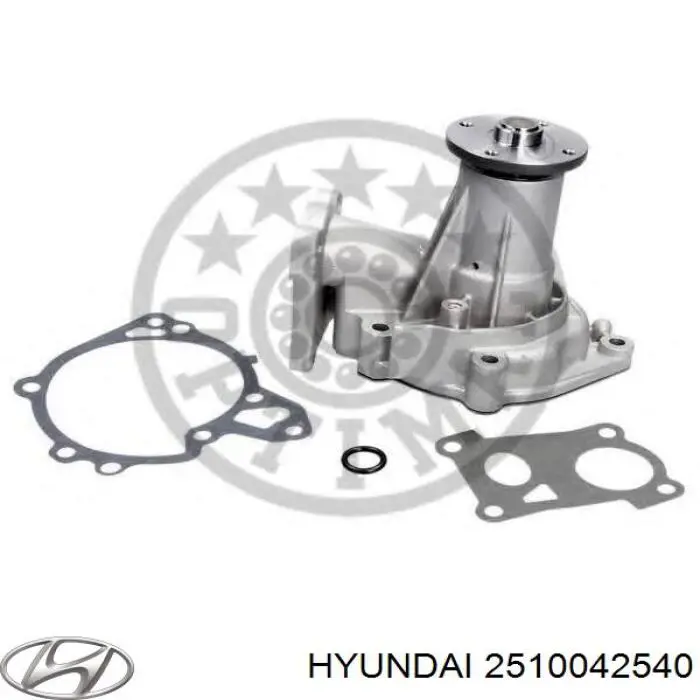 Pompa chłodząca wodna Hyundai/Kia 2510042540 cena, od 56,59 USD