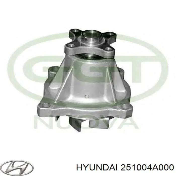 Do koszyka 251004A000 Hyundai/Kia Pompa chłodząca wodna