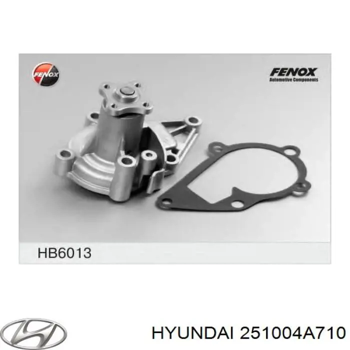 Pompa chłodząca wodna Hyundai/Kia 251004A710 cena, od 86,48 USD