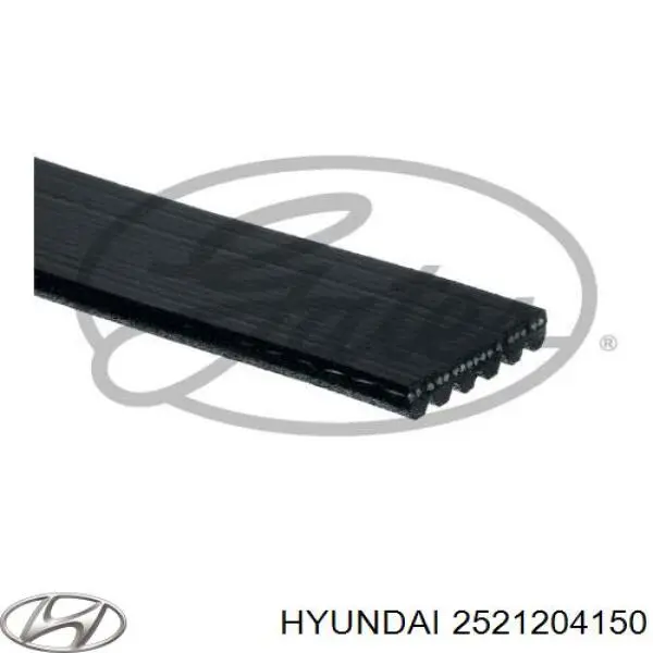Pas napędowy mechanizmów Hyundai/Kia 2521204150 cena, od 25,21 USD