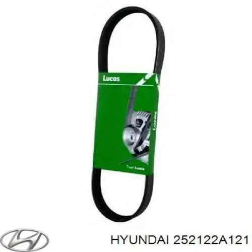 Do koszyka 252122A121 Hyundai/Kia Pas napędowy mechanizmów