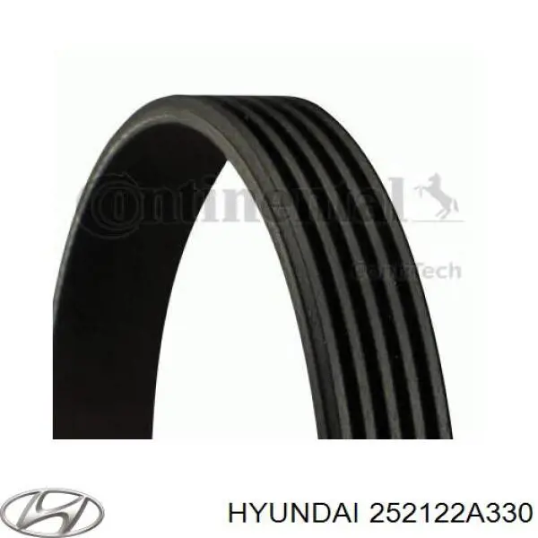 Do koszyka 252122A330 Hyundai/Kia Pas napędowy mechanizmów