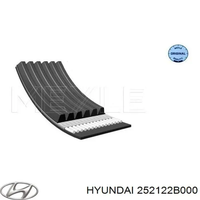 Pas napędowy mechanizmów Hyundai/Kia 252122B000 cena, od 22,86 USD