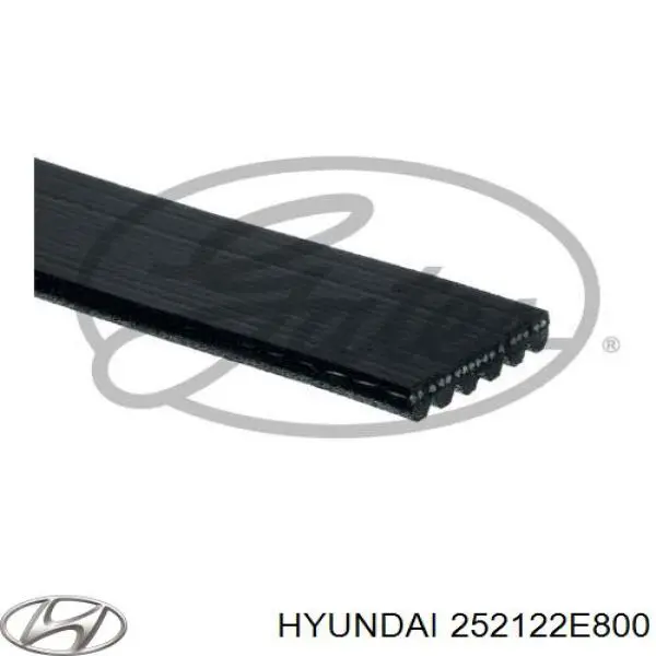 Pas napędowy mechanizmów Hyundai/Kia 252122E800 cena, od 22,57 USD