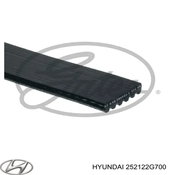 Do koszyka 252122G700 Hyundai/Kia Pas napędowy mechanizmów