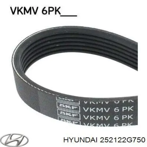 252122G750 Hyundai/Kia Pas napędowy mechanizmów