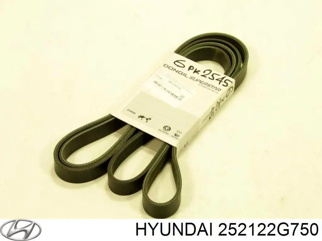 Pas napędowy mechanizmów Hyundai/Kia 252122G750 cena, od 27,09 USD