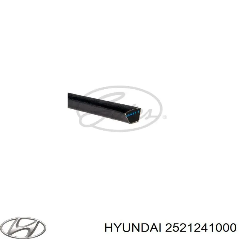 Pas napędowy mechanizmów 2521241000 Hyundai/Kia
