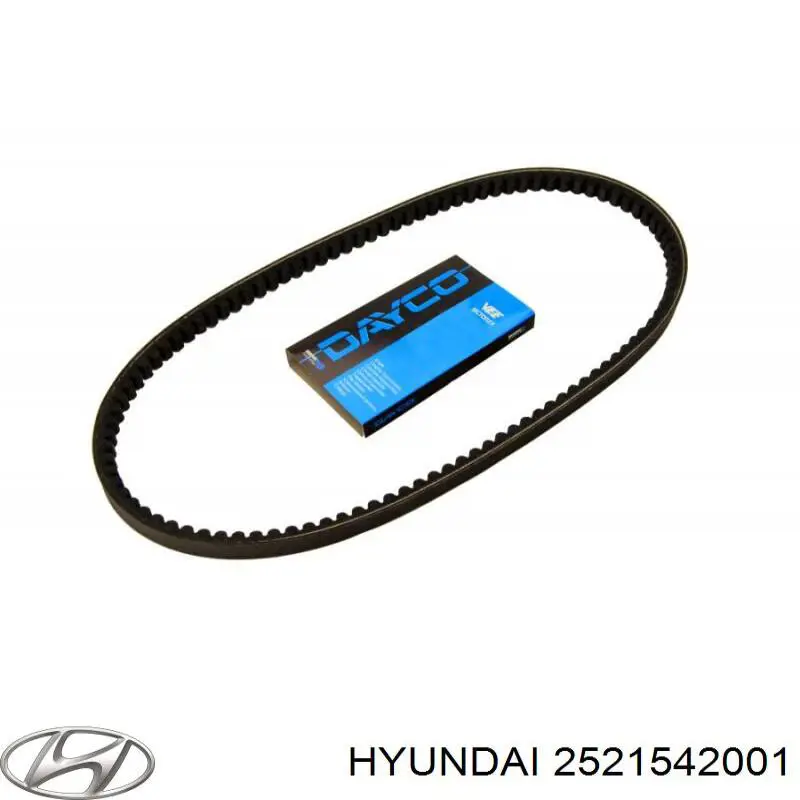 Pas napędowy mechanizmów Hyundai/Kia 2521542001 cena, od 24,79 USD