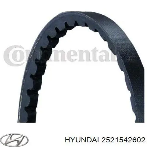 Pas napędowy mechanizmów 2521542602 Hyundai/Kia