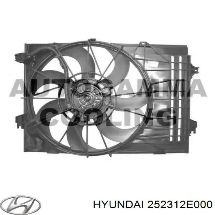 Dyfuzor chłodnicy Hyundai/Kia 252312E000 cena, od 50,71 USD