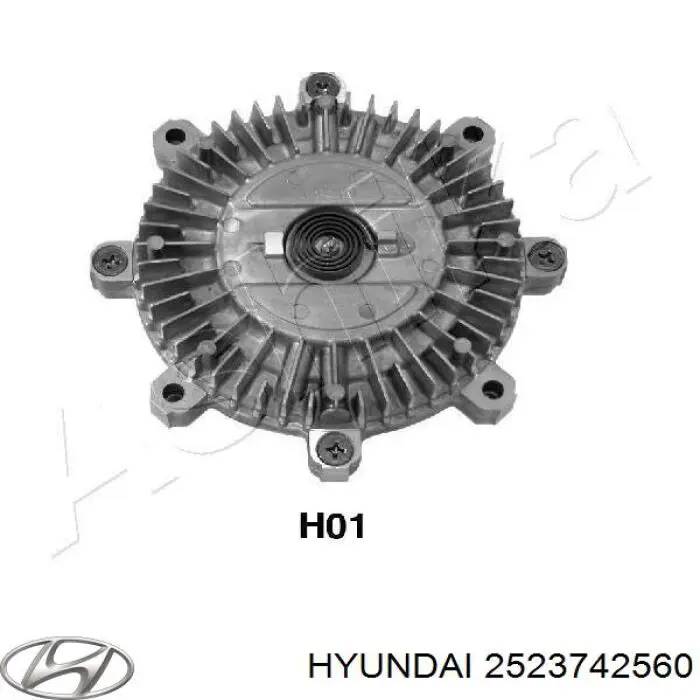 Do koszyka 2523742560 Hyundai/Kia Sprzęgło wiskotyczne wentylatora chłodzenia