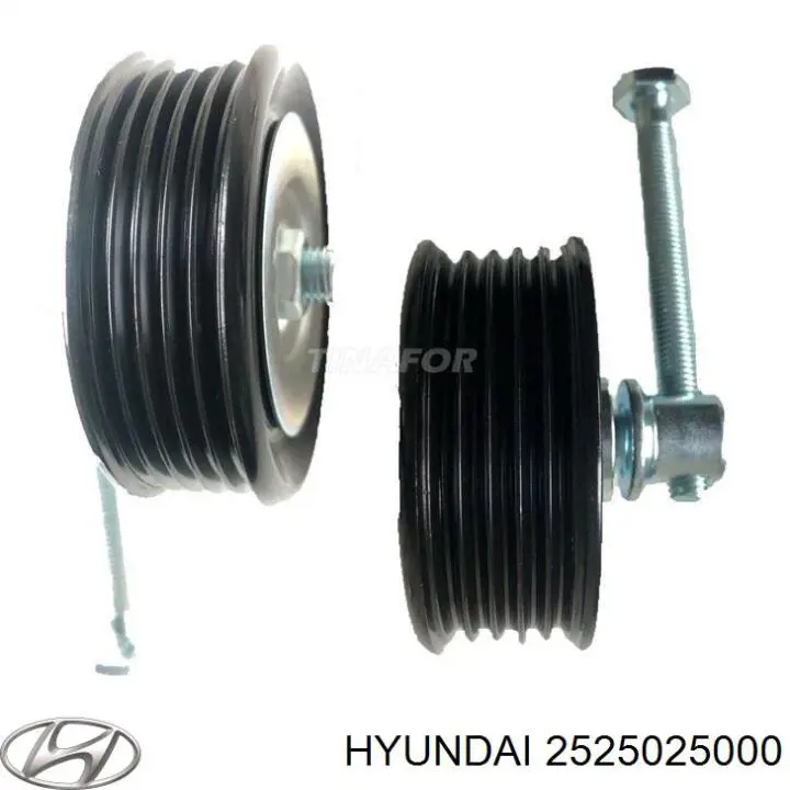 2525025000 Hyundai/Kia Rolka prowadząca, kierunkowa paska napędowego