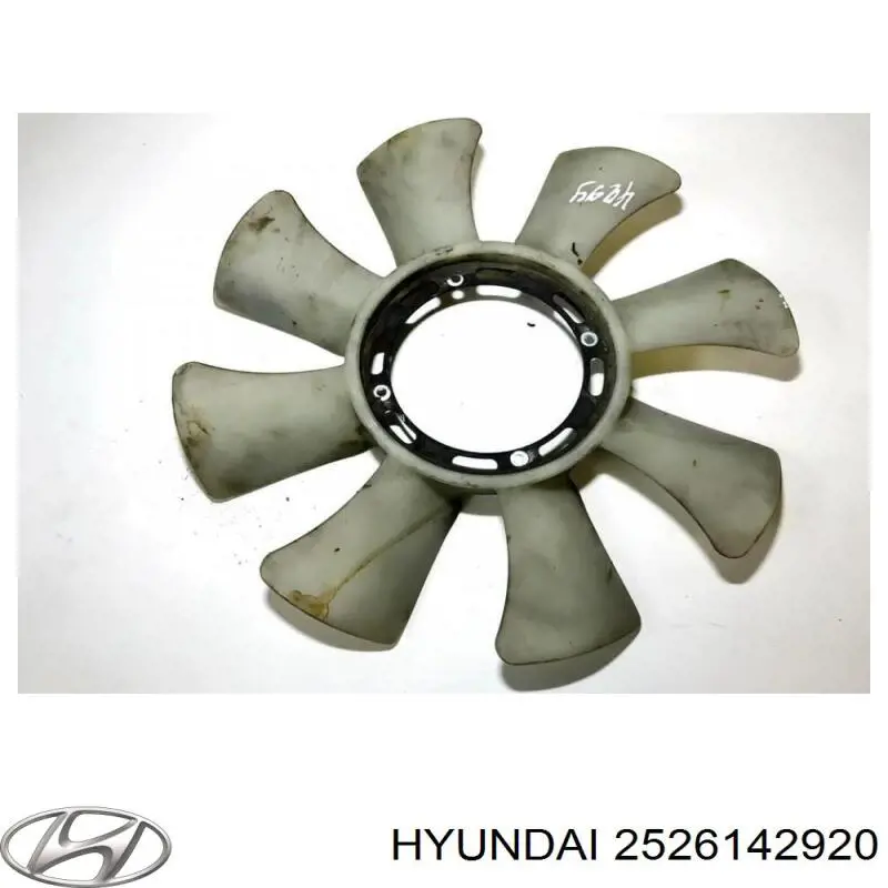 Wentylator (wirnik) chłodnicy Hyundai/Kia 2526142920 cena, od 51,08 USD