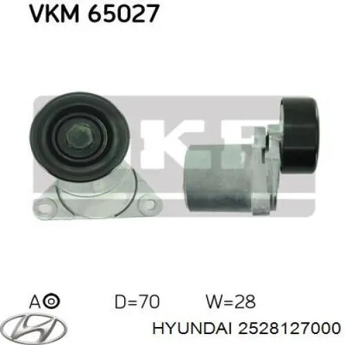 2528127000 Hyundai/Kia Napinacz paska napędowego