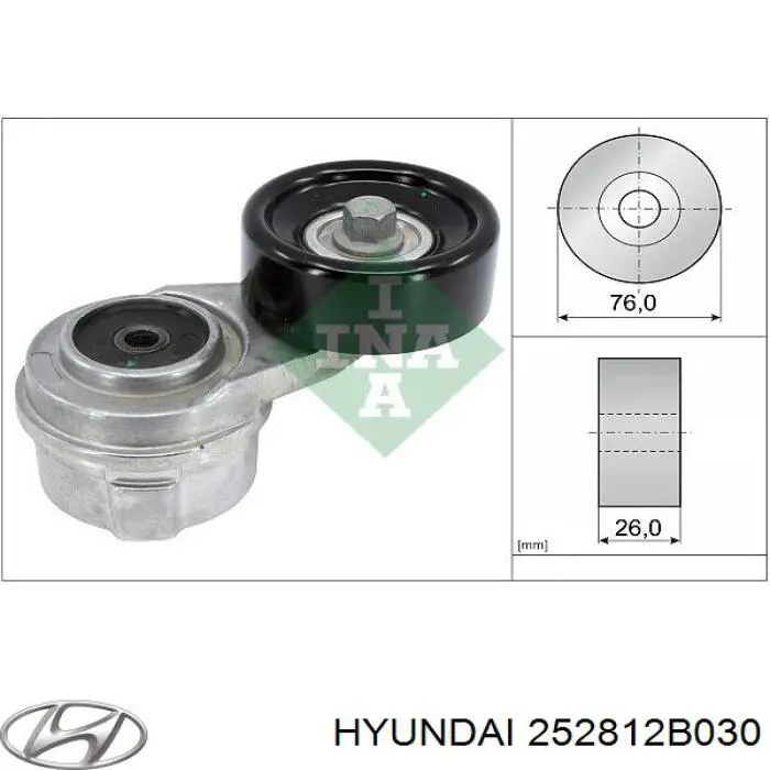 252812B030 Hyundai/Kia Napinacz paska napędowego