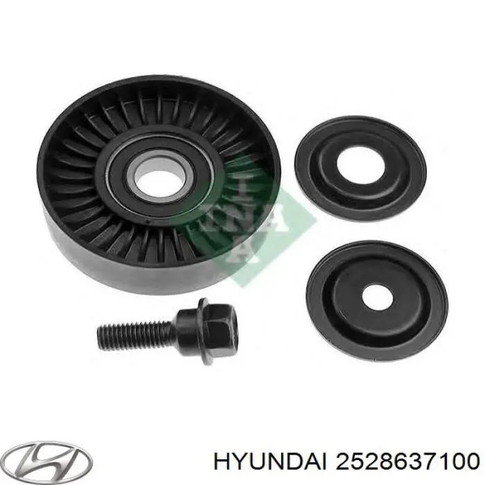 Do koszyka 2528637100 Hyundai/Kia Rolka prowadząca, kierunkowa paska napędowego