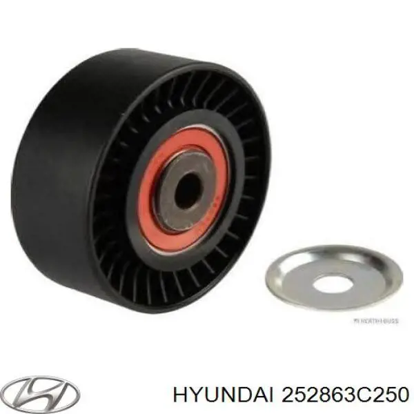 Rolka prowadząca, kierunkowa paska napędowego Hyundai/Kia 252863C250 cena, od 29,38 USD