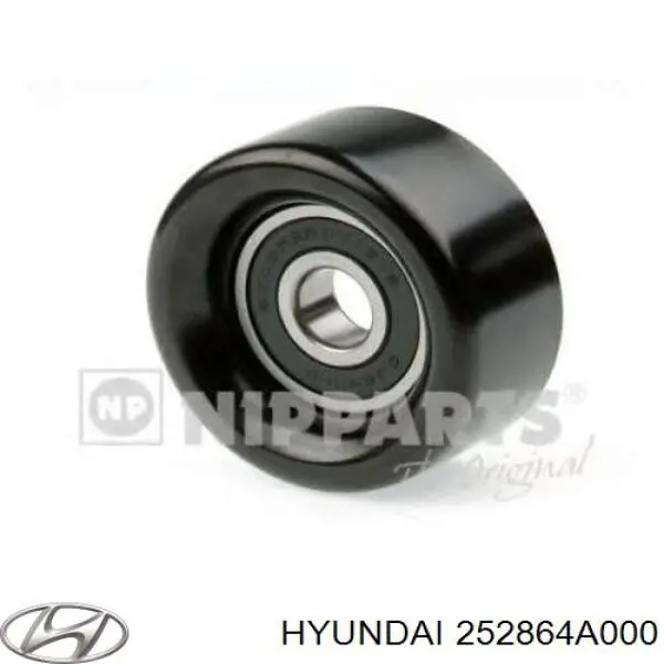 Do koszyka 252864A000 Hyundai/Kia Rolka napinacza paska napędowego
