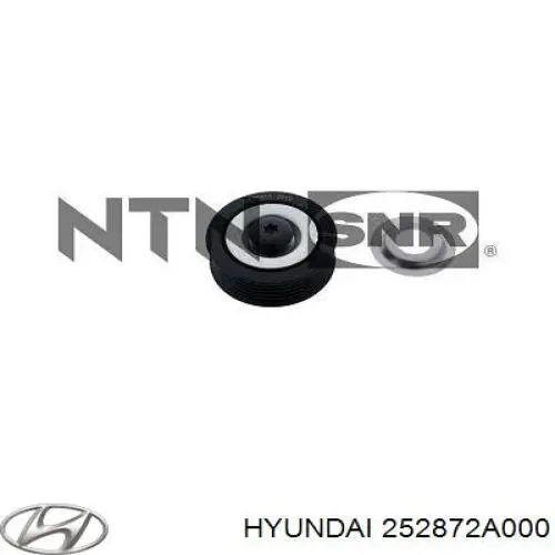 Do koszyka 252872A000 Hyundai/Kia Rolka prowadząca, kierunkowa paska napędowego