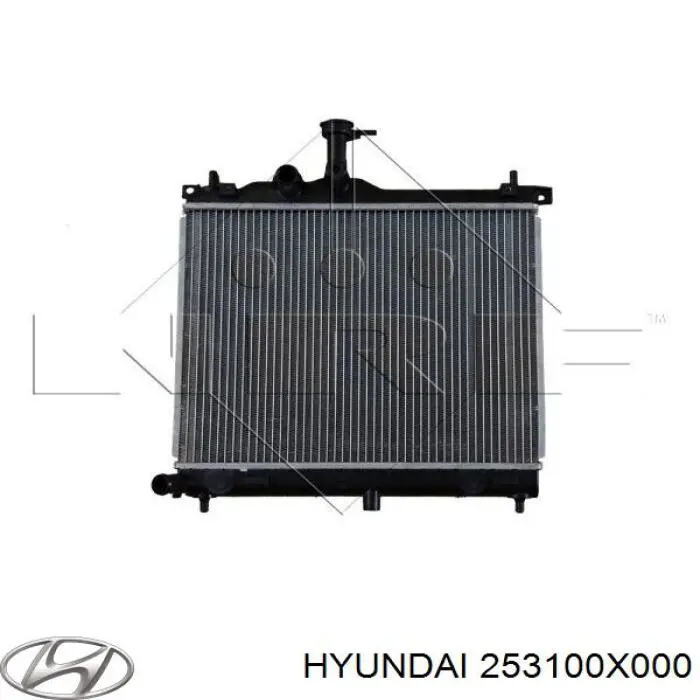 Chłodnica silnika Hyundai/Kia 253100X000 cena, od 107,96 USD