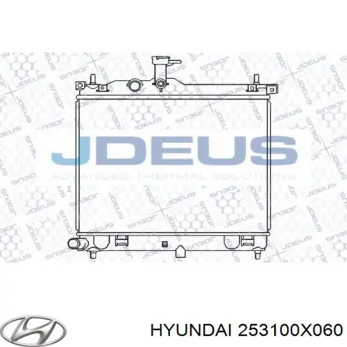 Chłodnica silnika Hyundai/Kia 253100X060 cena, od 97,08 USD