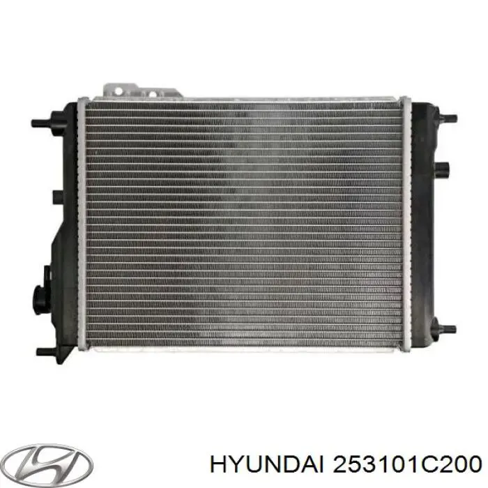 Do koszyka 253101C200 Hyundai/Kia Chłodnica silnika