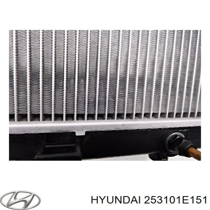 Do koszyka 253101E151 Hyundai/Kia Chłodnica silnika