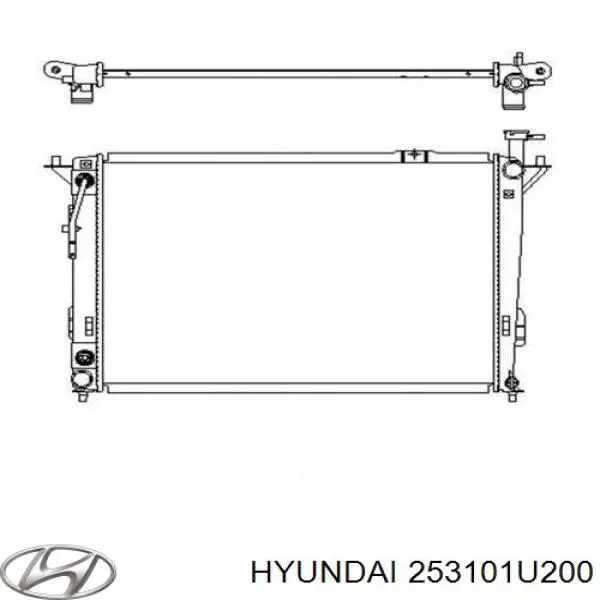 253101U200 Hyundai/Kia Chłodnica silnika