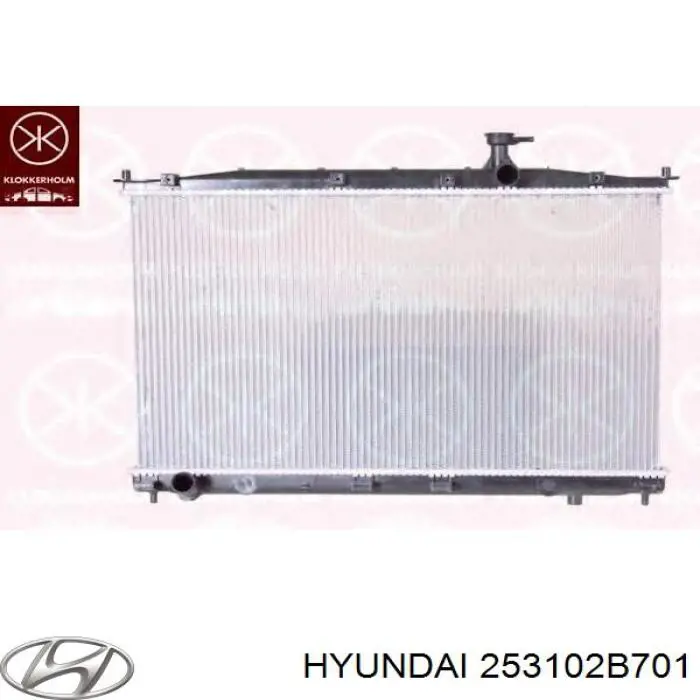 Do koszyka 253102B701 Hyundai/Kia Chłodnica silnika
