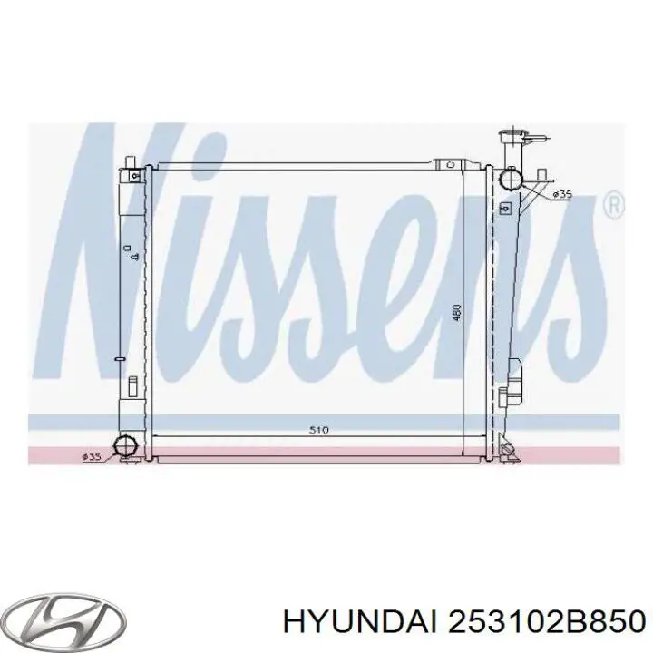 Chłodnica silnika Hyundai/Kia 253102B850 cena, od 144,57 USD