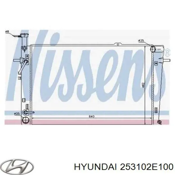 Chłodnica silnika Hyundai/Kia 253102E100 cena, od 115,02 USD