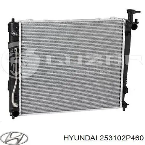 Chłodnica silnika Hyundai/Kia 253102P460 cena, od 133,95 USD