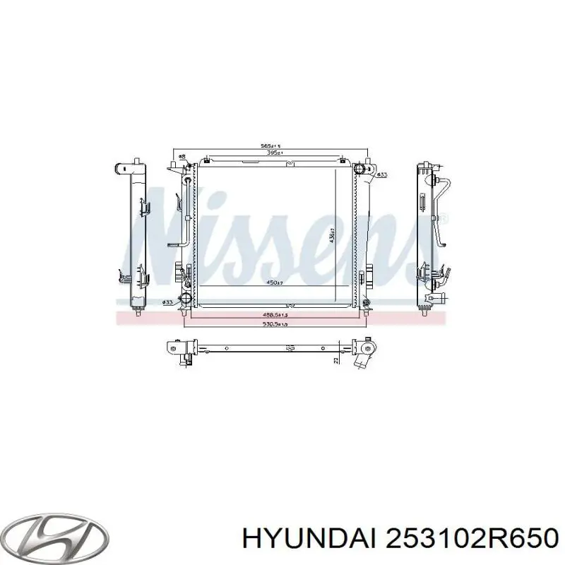 253102R650 Hyundai/Kia Chłodnica silnika