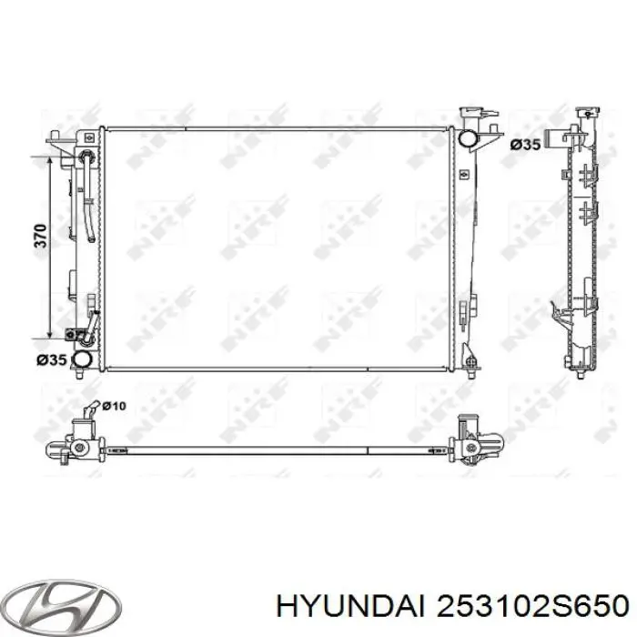 253102S650 Hyundai/Kia Chłodnica silnika