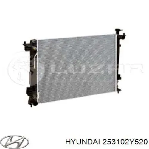 Do koszyka 253102Y520 Hyundai/Kia Chłodnica silnika