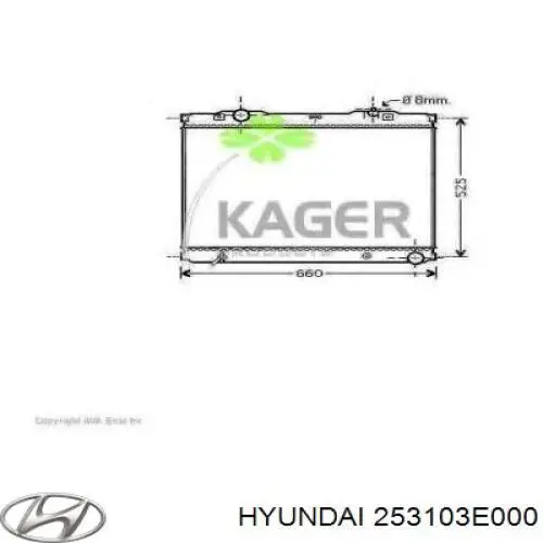 Chłodnica silnika Hyundai/Kia 253103E000 cena, od 108,22 USD