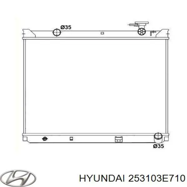 Chłodnica silnika Hyundai/Kia 253103E710 cena, od 160,00 USD