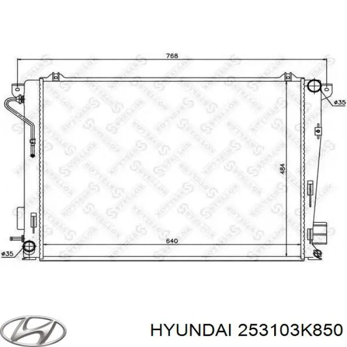 Chłodnica silnika Hyundai/Kia 253103K850 cena, od 116,36 USD