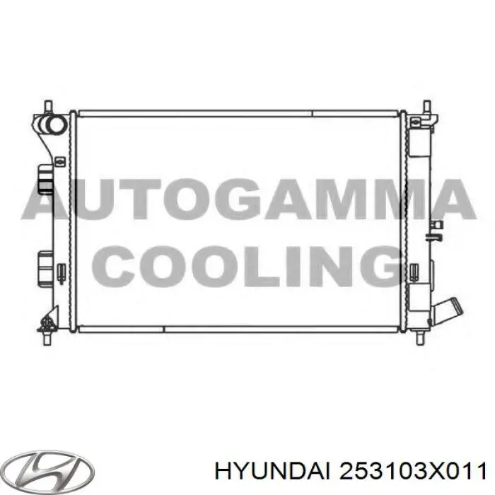 253103X011 Hyundai/Kia chłodnica silnika
