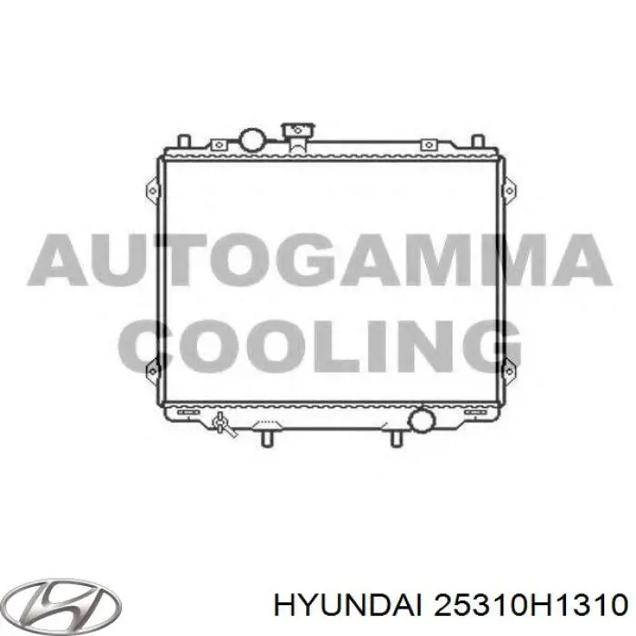 25310H1310 Hyundai/Kia Chłodnica silnika