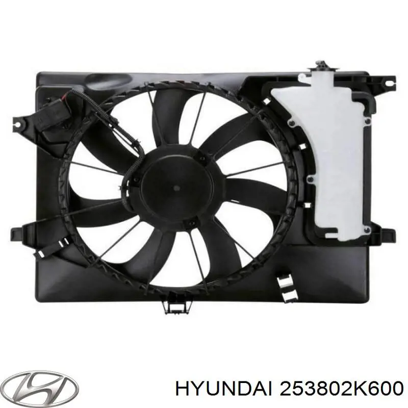 Wentylator elektryczny układu chłodzenia kompletny (silnik+wirnik) Hyundai/Kia 253802K600 cena, od 184,75 USD