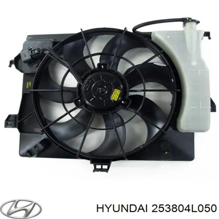 253804L050 Hyundai/Kia Dyfuzor chłodnicy, w komplecie z silnikiem i wirnikiem