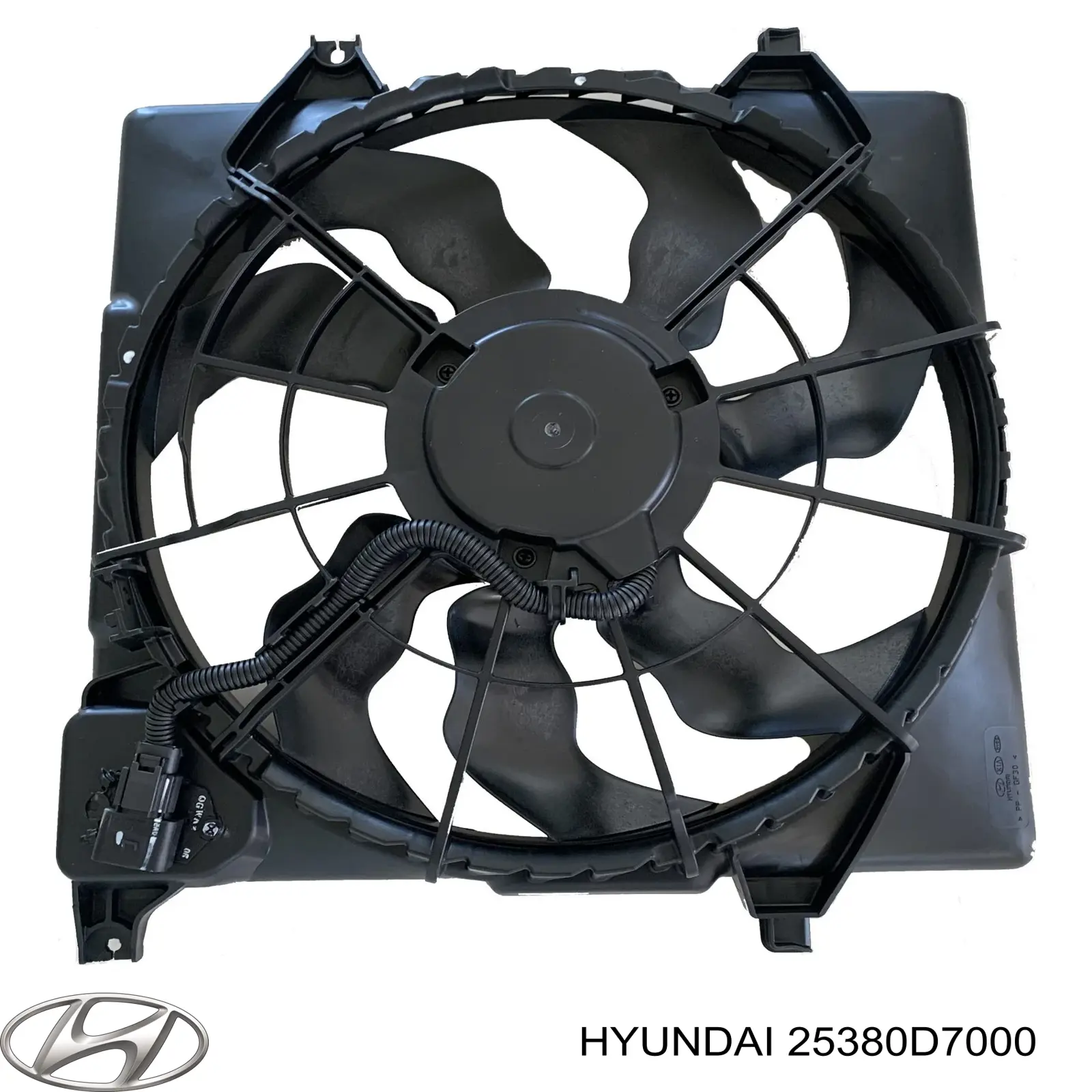 Dyfuzor chłodnicy, w komplecie z silnikiem i wirnikiem Hyundai/Kia 25380D7000 cena, od 209,42 USD