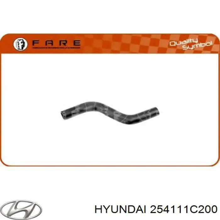 Przewód (króciec) chłodnicy górny Hyundai/Kia 254111C200 cena, od 5,86 USD