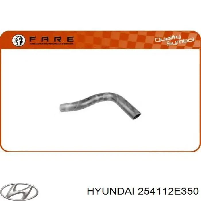 Przewód (króciec) chłodnicy górny Hyundai/Kia 254112E350 cena, od 10,68 USD