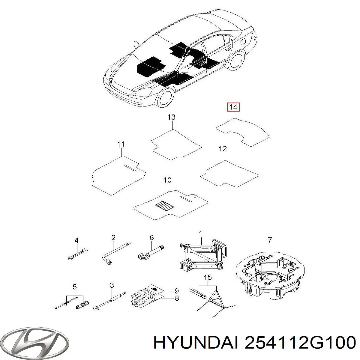 Przewód (króciec) chłodnicy górny Hyundai/Kia 254112G100 cena, od 18,20 USD
