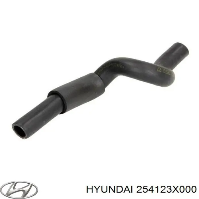 Do koszyka 254123X000 Hyundai/Kia Przewód (króciec) chłodnicy dolny